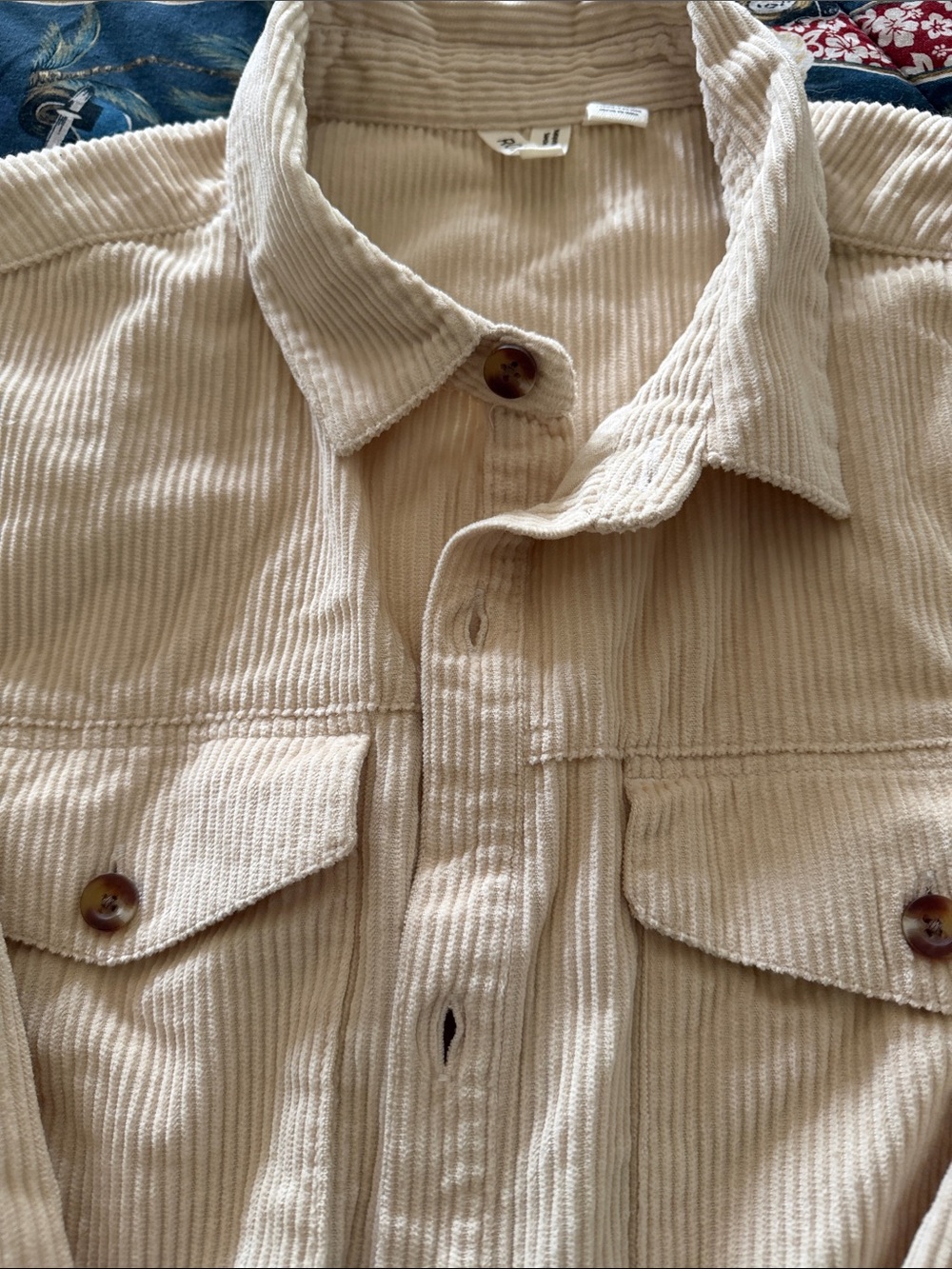 Roxy Corduroy Shirt/Jacket size Medium
